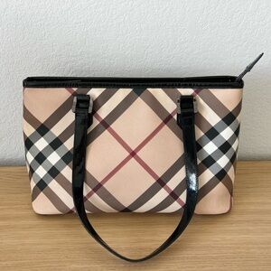 Burberry Supernova Check Shoulder Bag and Wallet